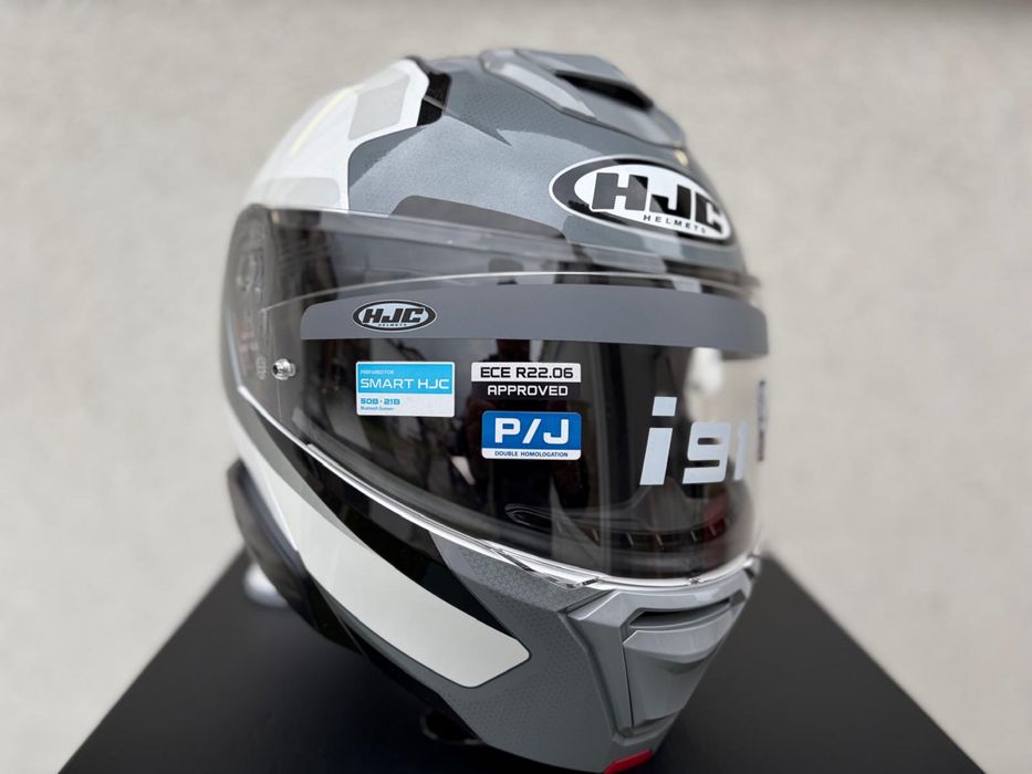 Kask na motocykl HJC i91 szczekowy z bledna i pinlock w zestawie rozmiar M