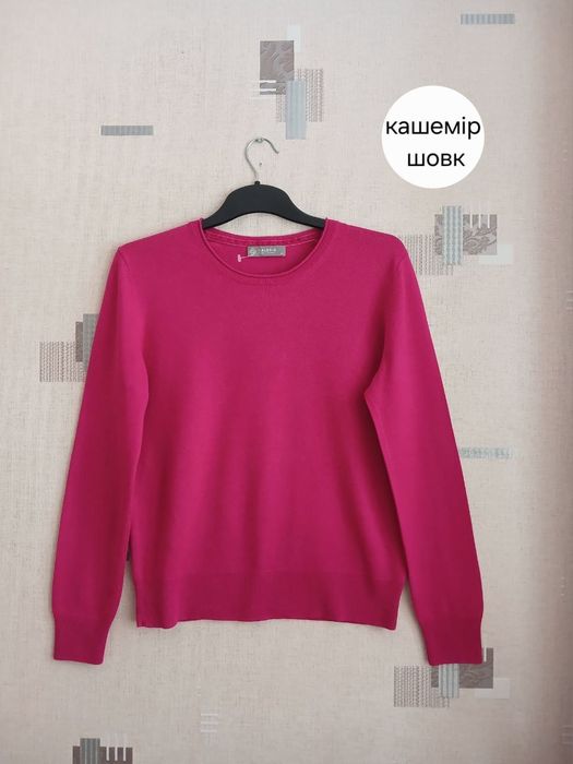 Шовковий кашеміровий джемпер светр свитер кашемір ковта кофта шовк