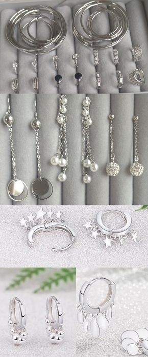 Срібні сережки, кафи 925 проби