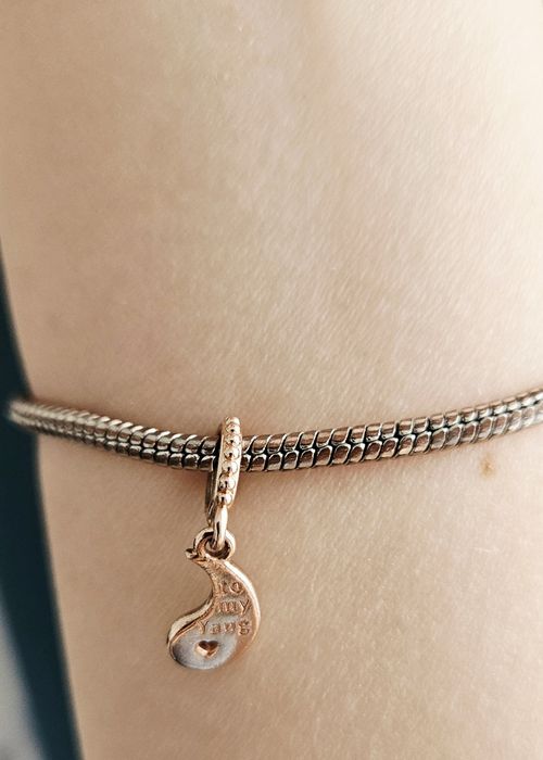 Pandora charms złoty