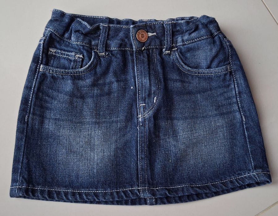 Spódniczka mini jeansowa #H&M rozm. #104