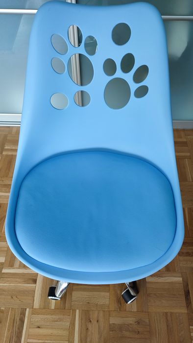 Krzesło obrotowe dziecięce szkolne regulowane