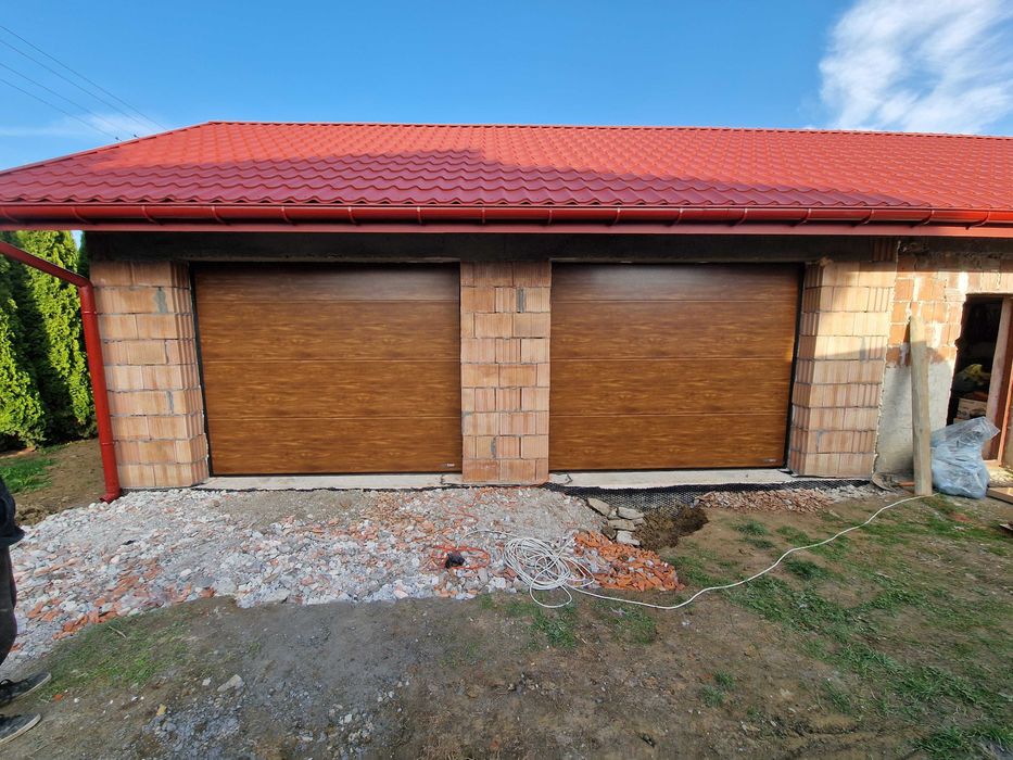 Brama garażowa złoty dąb 2500x2500
