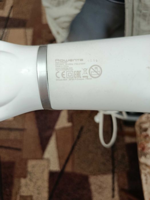 Фен для волосся Rowenta Studio Dry Glow CV5330 потужністю 2100 Вт білий