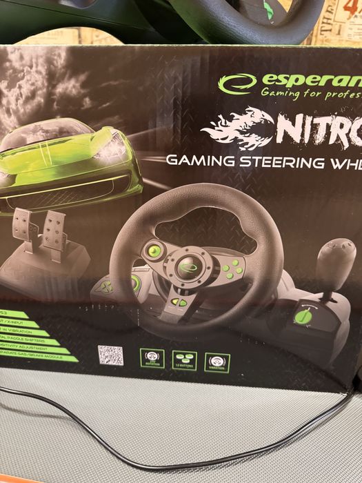 Проводной руль для ПК Esperanza Nitro EGW102