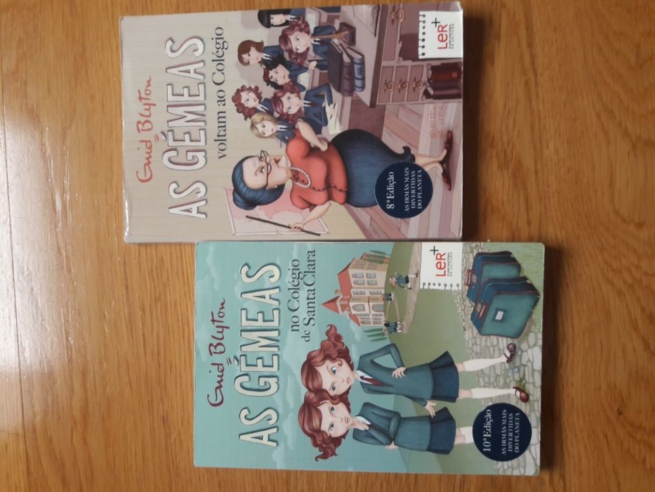 Coleção AS GÉMEAS e COLÉGIO DAS 4 TORRES, de Enid Blyton