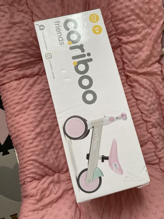 Rowerek biegowy dla dziewczynki prezent na roczek 1+