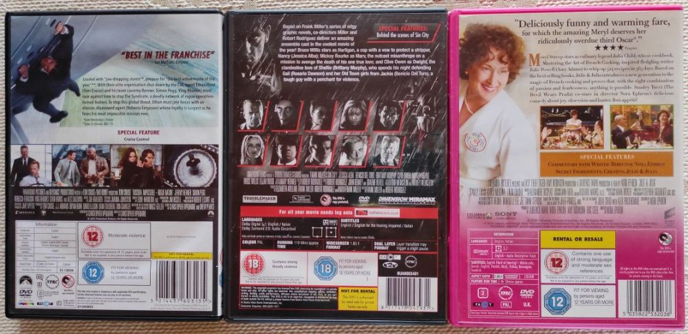 Conjunto 5 Filmes em DVD