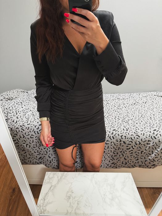 Czarna damska sukienka LOU S