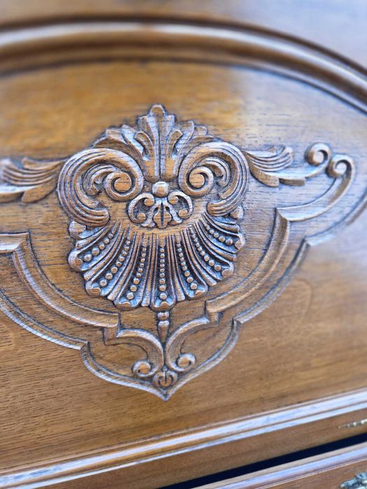 Barek Chippendale drewniany rzeźbiony #2440 Stylowy Węgrów