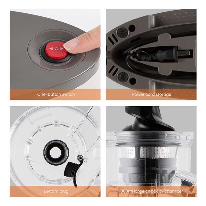 Шнекова соковижималка Xiaomi MIUI V10, 2 фільтра у комплекті