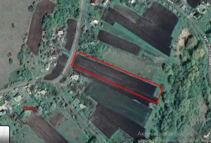 Продам земельну ділянку Кагарлицький район, с.Халча. 80 км від Києва