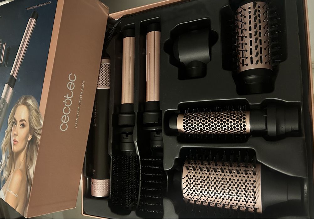 Modelador e secador de cabelo cecotec