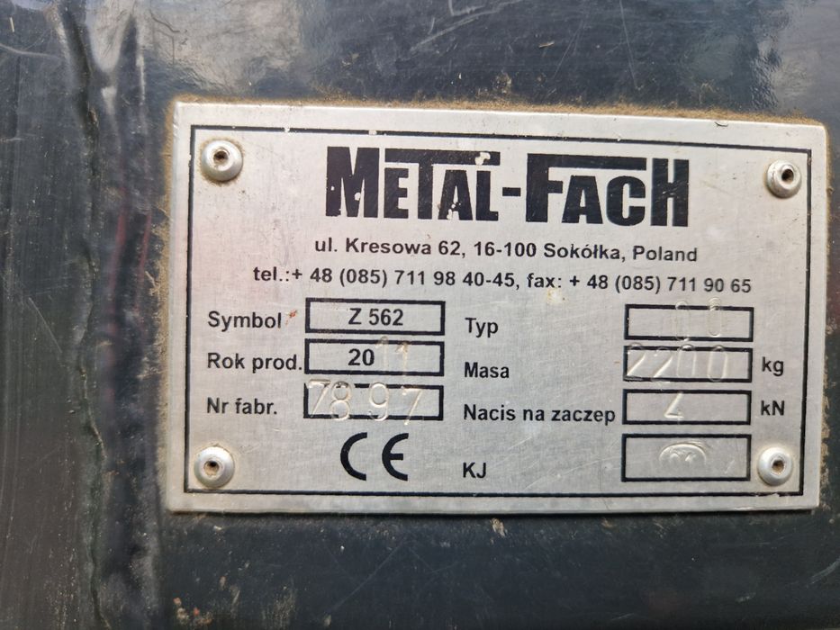 Prasa, belarka metal-fach  Z 562