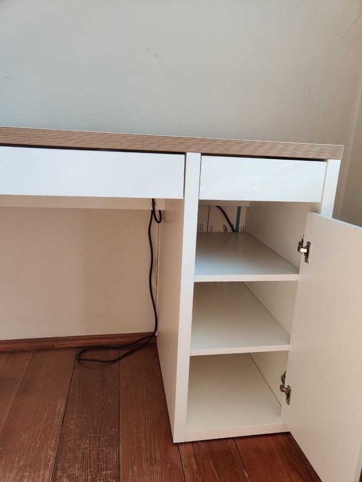 Стіл письмовий IKEA MICKE білий / антрацид