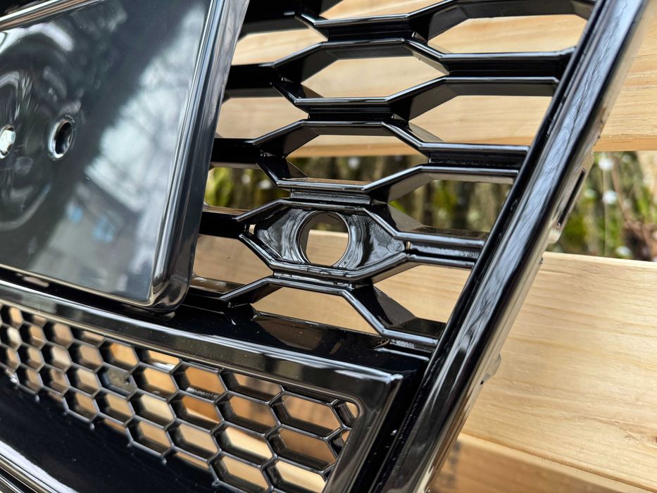 Grill Atrapa Audi A7 C7 11-14 styl RS7 ALL BLACK QUATTRO
