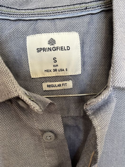 Camisa azul Springfield tamanho S