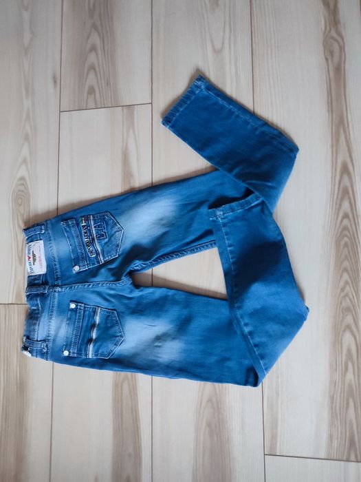 Spodnie dżinsowe, rozm 128/134