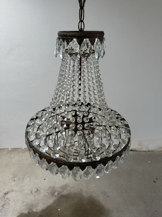 Vintage Candeeiro cristal