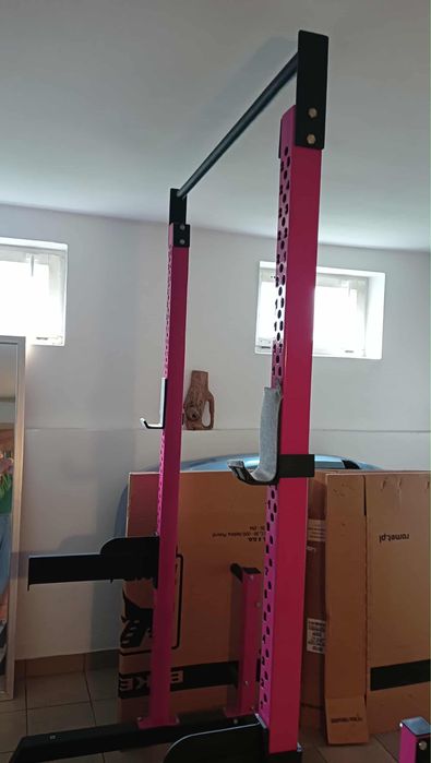 Half Rak Premium Stojak na Sztangę do Przysiadów + drążek