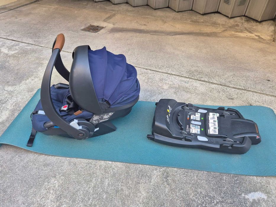 Carrinho Jollz Day 3 Parrot Blue - Conjunto completo em excelente estado