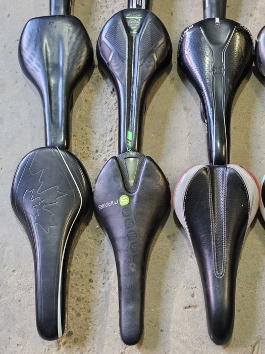 Сідак, сидіння Bontrager, Selle Italia, Fizic, Syncros,Specialized