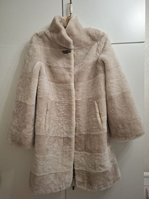 Дубленка нутон жіноча