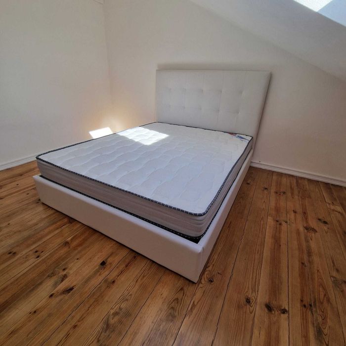 Camas de Casal Estofadas de Luxo 199€ Disp. em Várias Cores! 190x140m!