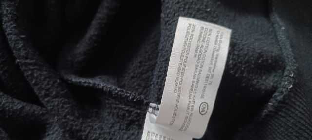 Bluza chłopięca czarna z kapturem, r. S/M