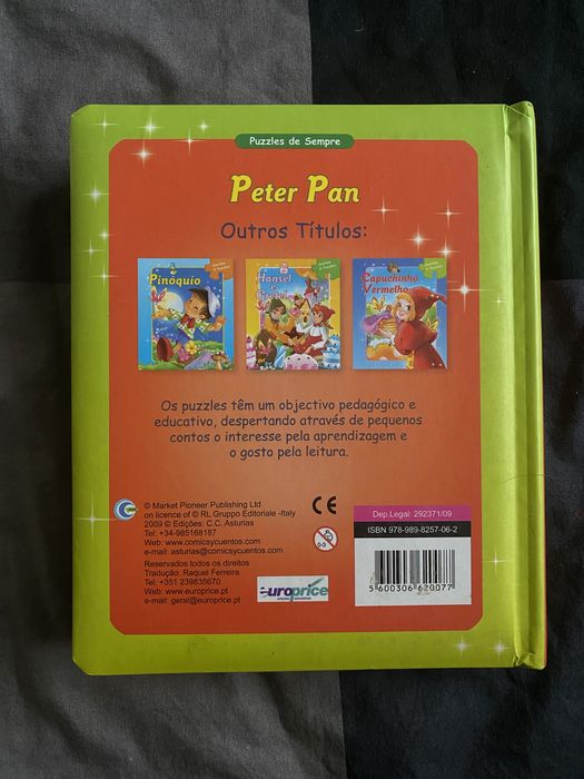 3 livros - historias com puzzle