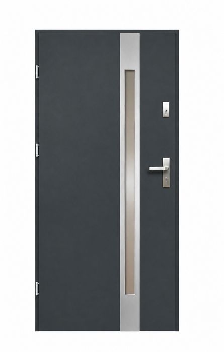 KR HAUS drzwi 90 i 80 zewnętrzne nowe wejściowe antracyt 6 sztuk 100x207 90x207 okna drzwi POZNAŃ
