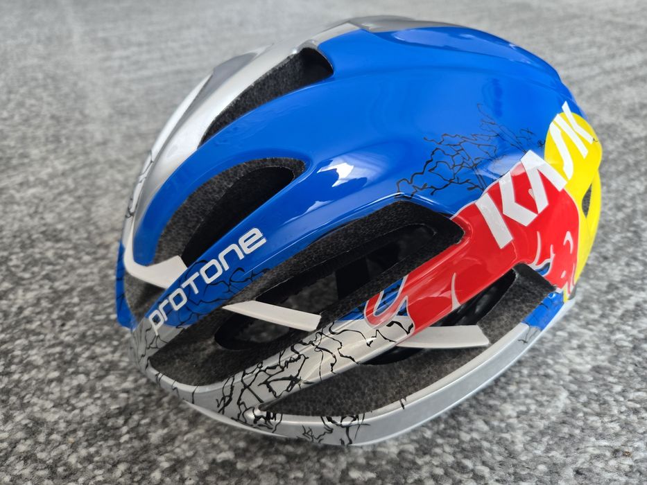 Kask Protone Red Bull Roz M 52-58cm Rowerowy Szosowy MTB