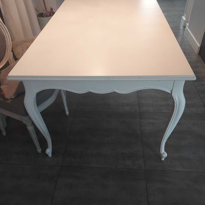 Stòł rozkładany  ludwik biały