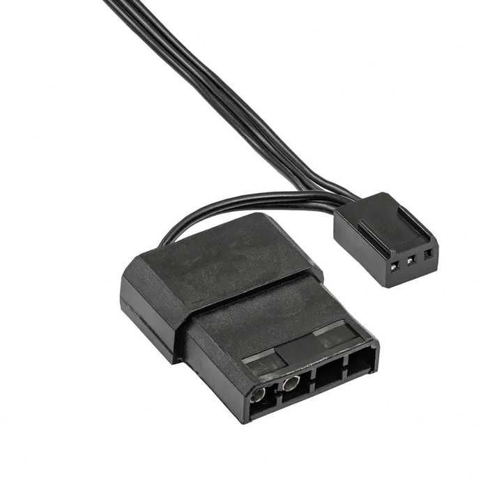 Zestaw 3x wentylator Akyga AW-8A-BK 8cm czarny Molex + 3pin