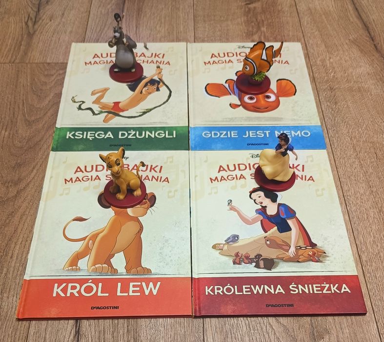 Audiobajki Disnej Nemo, Śnieżka, Król Lew, Księga Dżungli