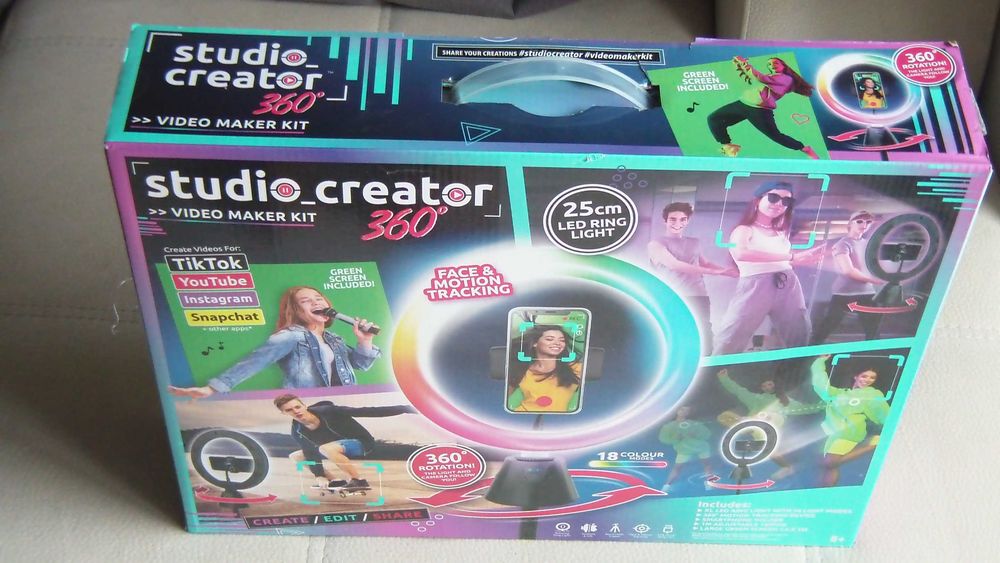 Video Maker Kit Com Anel De Luz Led