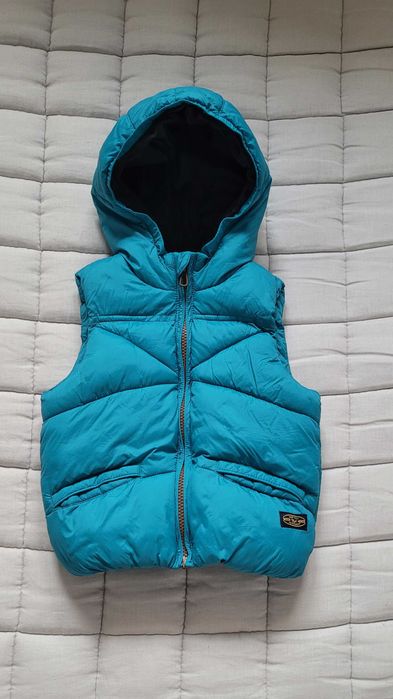 ZARA bezrękawnik ocieplany z kapturem, rozm. 98