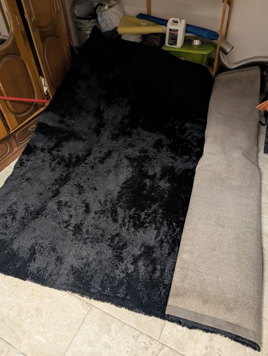 Carpete preta 3mx2,5m