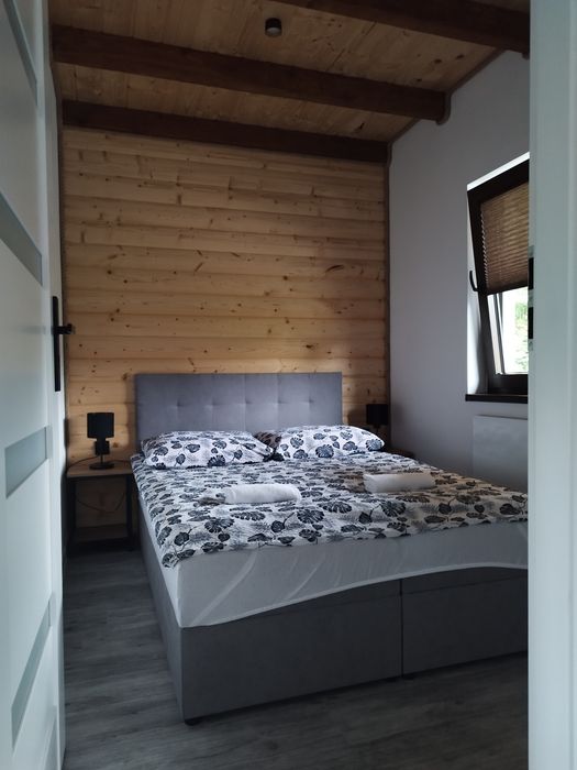 Noclegi Bieszczady Domek "Dychnij se" Myczkòw Polańczyk Solina Jacuzzi