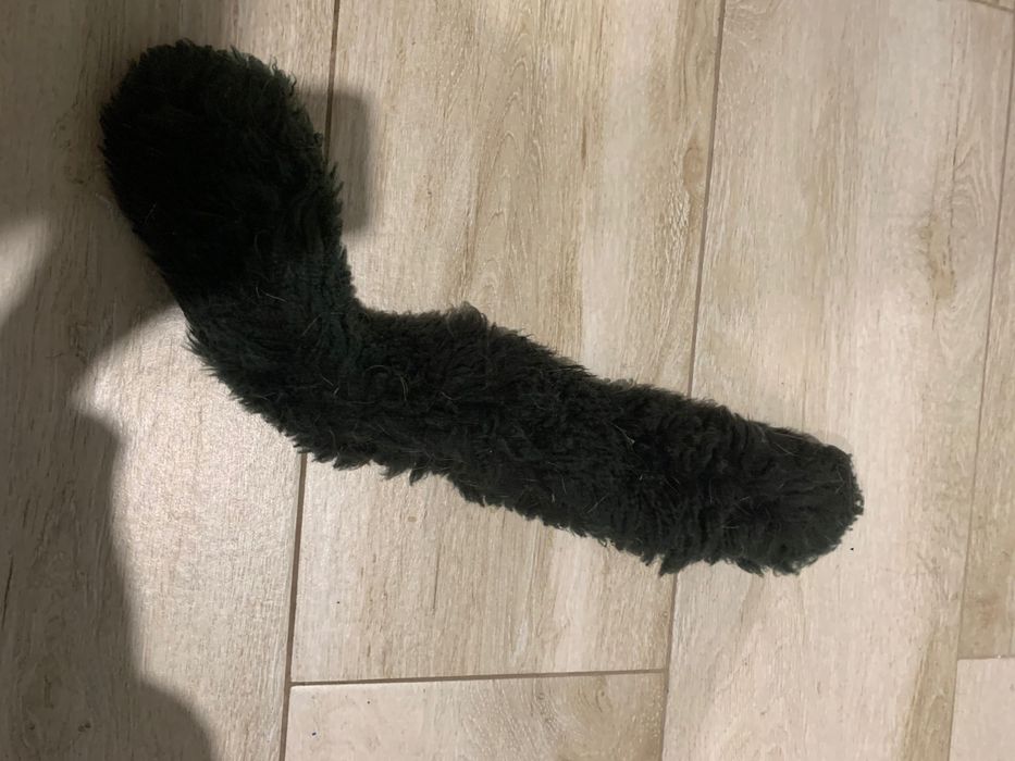 Опушка , мех , натуральный, бумбон, воротник