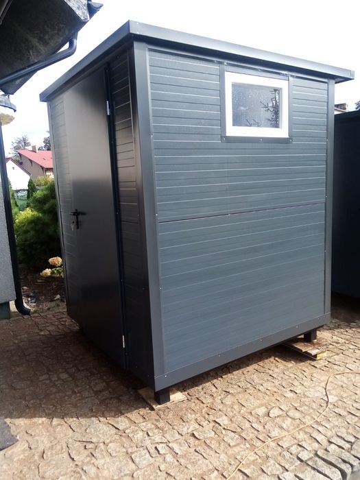 Kontener sanitarny łazienka ogrodowa stróżówki