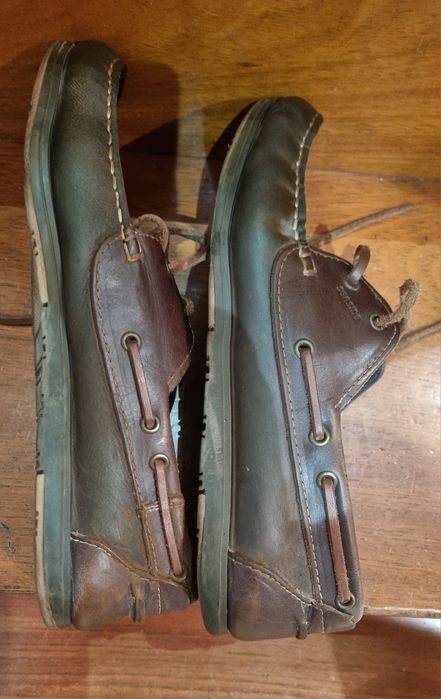 Sapatos castanhos  em pele Seaside