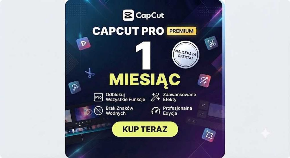 Capcut Pro 1 miesiąc