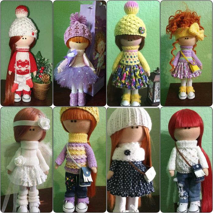 Авторская интерьерная текстильная кукла ручной работы. Лучший подарок!