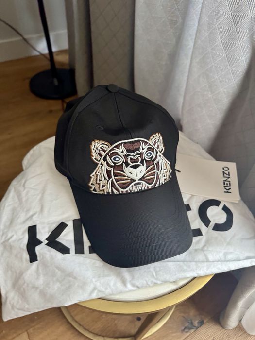 Czarna czapka z daszkiem - Kenzo Tiger