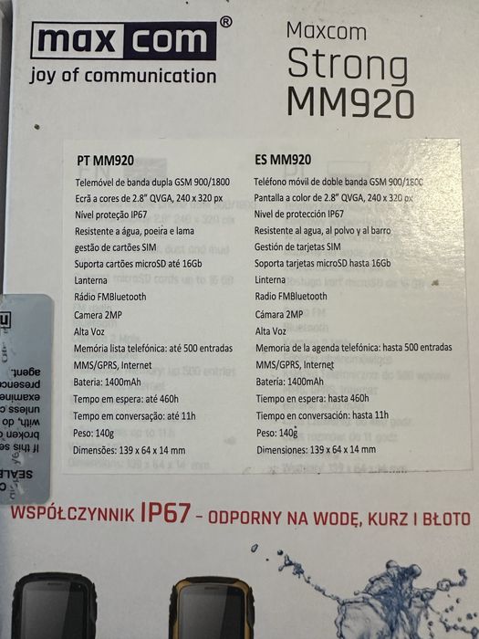 Telemovel robustecido MaxCom424238230966773762