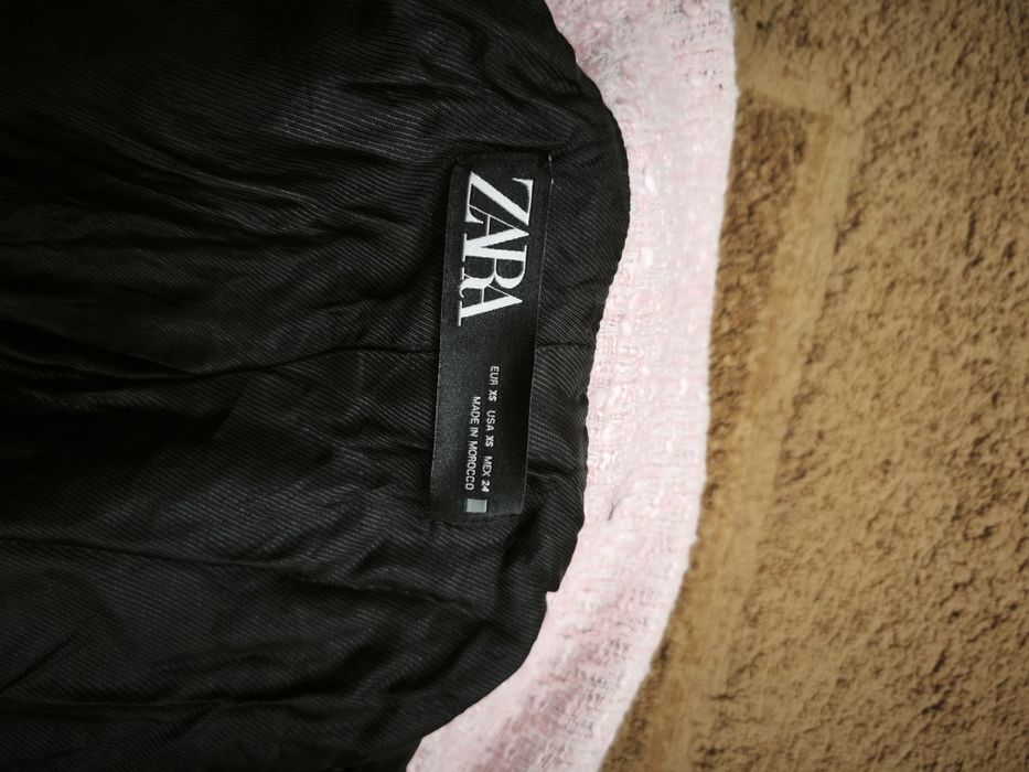 Піджак пиджак жакет блейзер твідовий твидовый хс,ххс розмір 32,34 зара