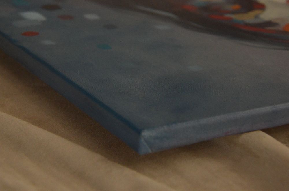 Obraz olejny na płótnie, "Ona", 60 x 60