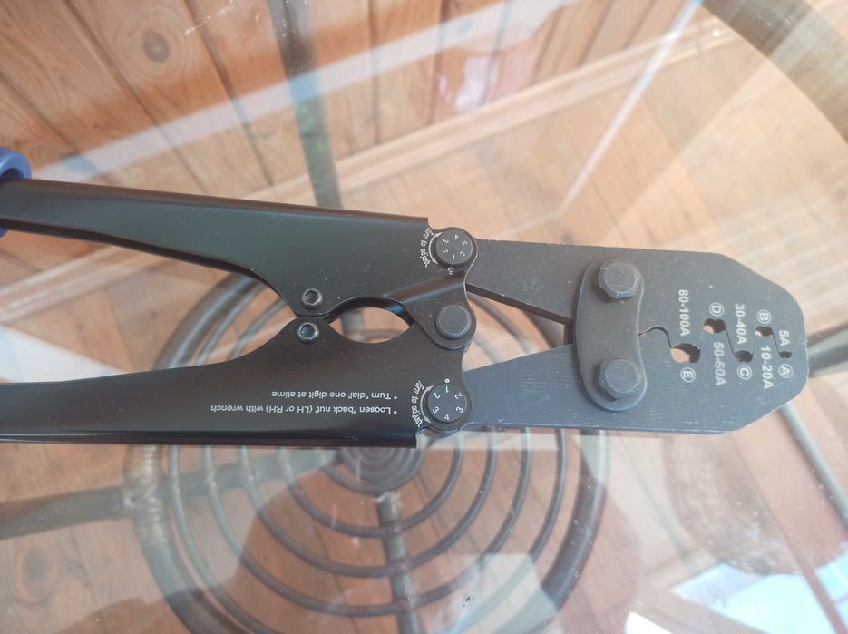 Обжимные клещи для ОТ клемм 5а-100а кримпер инструмент  2,5 - 25 мм2