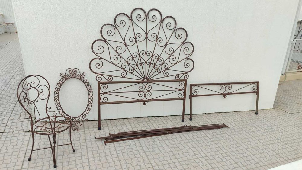 Quarto de casal em ferro forjado